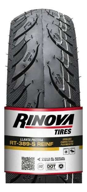 Llanta Moto 130/70-17 Rinova Reforzada Rt389-s Tl Urbano