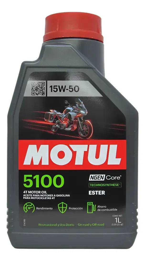 Aceite Moto Motul 5100 15w50 Api Sp Ma2 Semisintético X1 L.