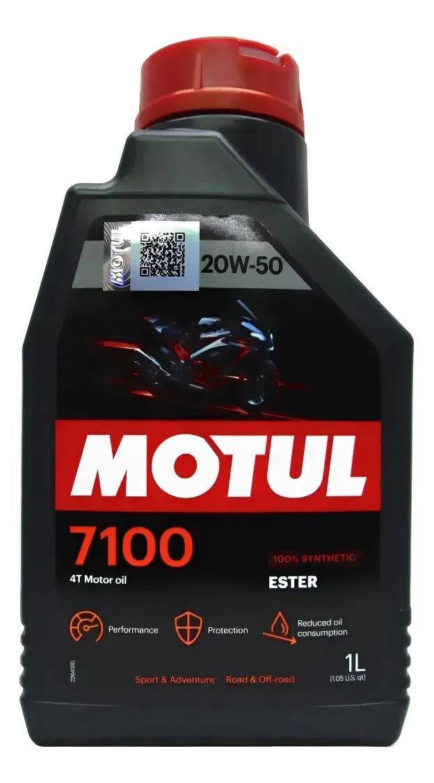 Aceite Moto Motul 7100 20w50 Api Sp Ma2 100% Sintético X1 L.