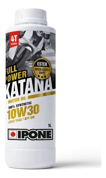 Aceite Lubricante De Motor Para Motos Ipone Katana 10w30 1l 4t