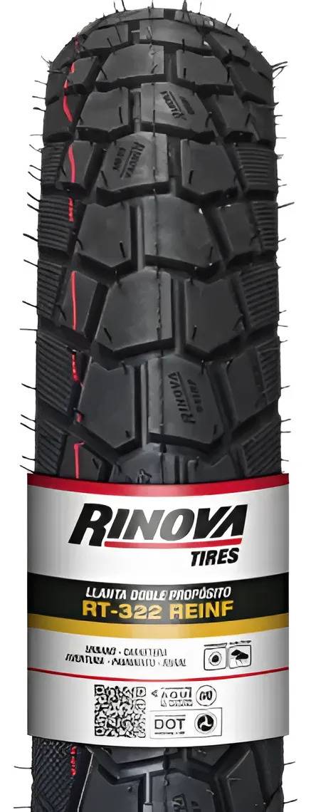 Llanta Moto 90/90-17 Rt-322 Tl 63l Rinova Tires