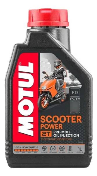 Aceite Motul Scooter Power 2t 100% Sintetico