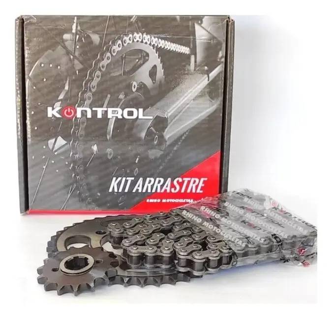 Kit De Arrastre Bajaj Pulsar 135 Discover 125st Reforzado Kn Plateado