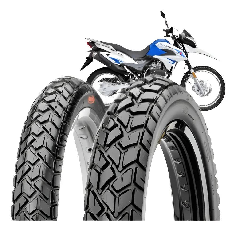 Set Llanta Cst Tkc 70 110/90-17 & 90/90-19 Para Suzuki Dr150 Doble Propósito