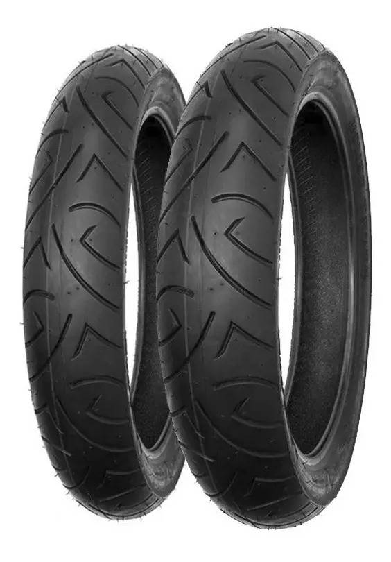Combo Llantas 90/90/17 Y 120/80/17 Knt 198 Apache Pulsar R3