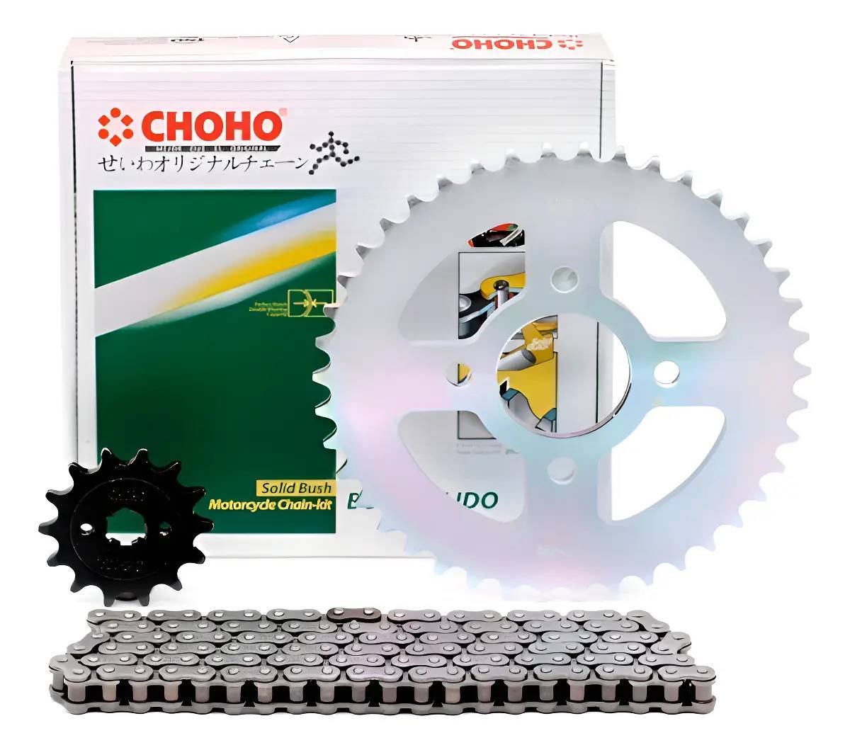 Kit De Arrastre Honda Cb160 Cb160f Reforzado Choho Original Plateado