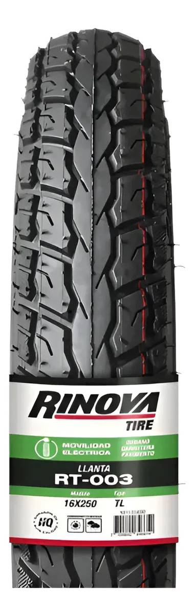 Llanta Moto Eléctrica 16x250 Rt-003 Tl Rinova