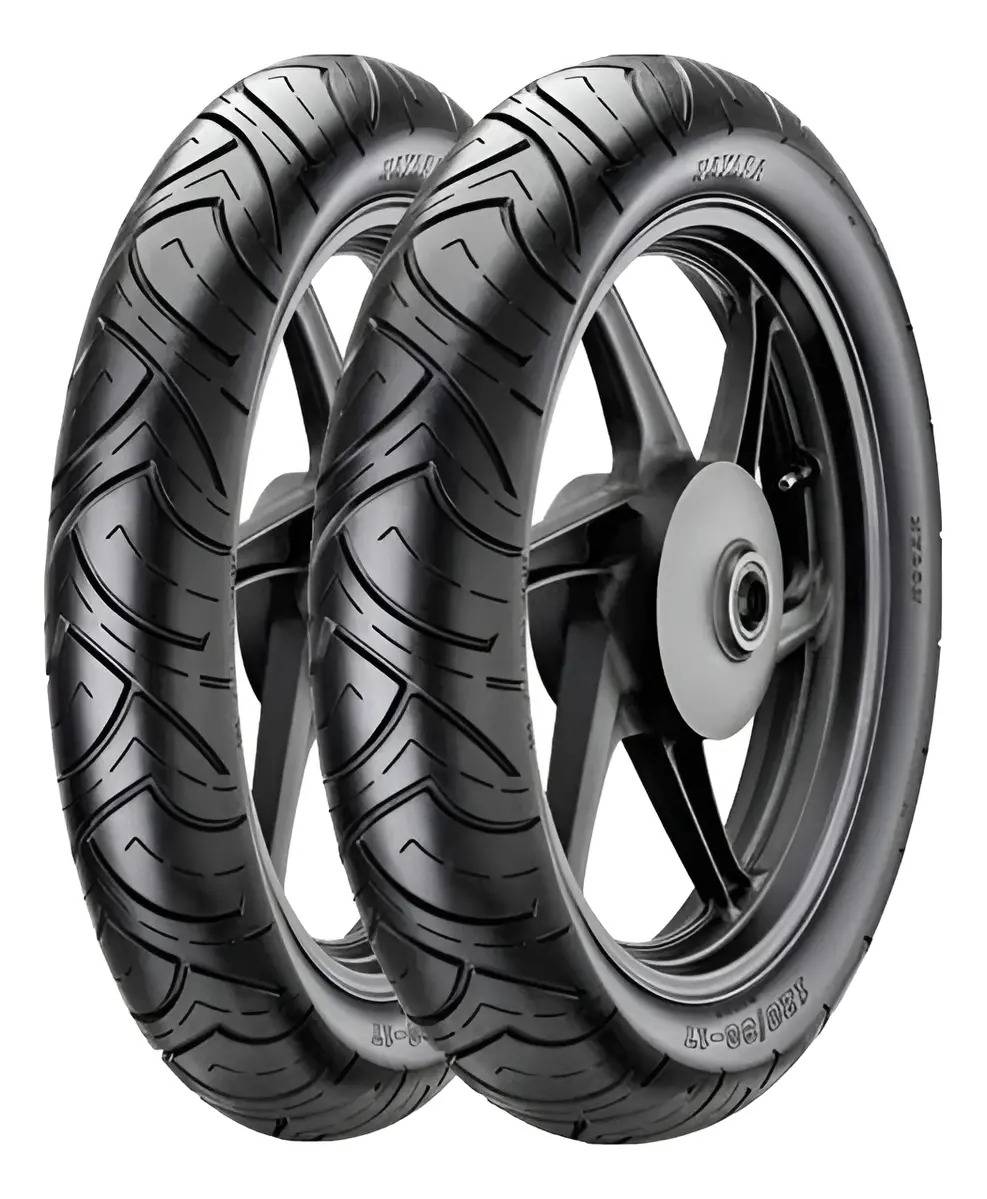 Combo Llantas Moto Sm 80/100/17 Y 110/80/17 Discover Str Szr