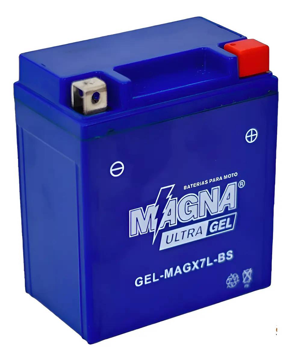 Batería Moto Elite Cr5 Cbr 250 Ttr 200 Ultra Gel Magx7l Bs Derecho