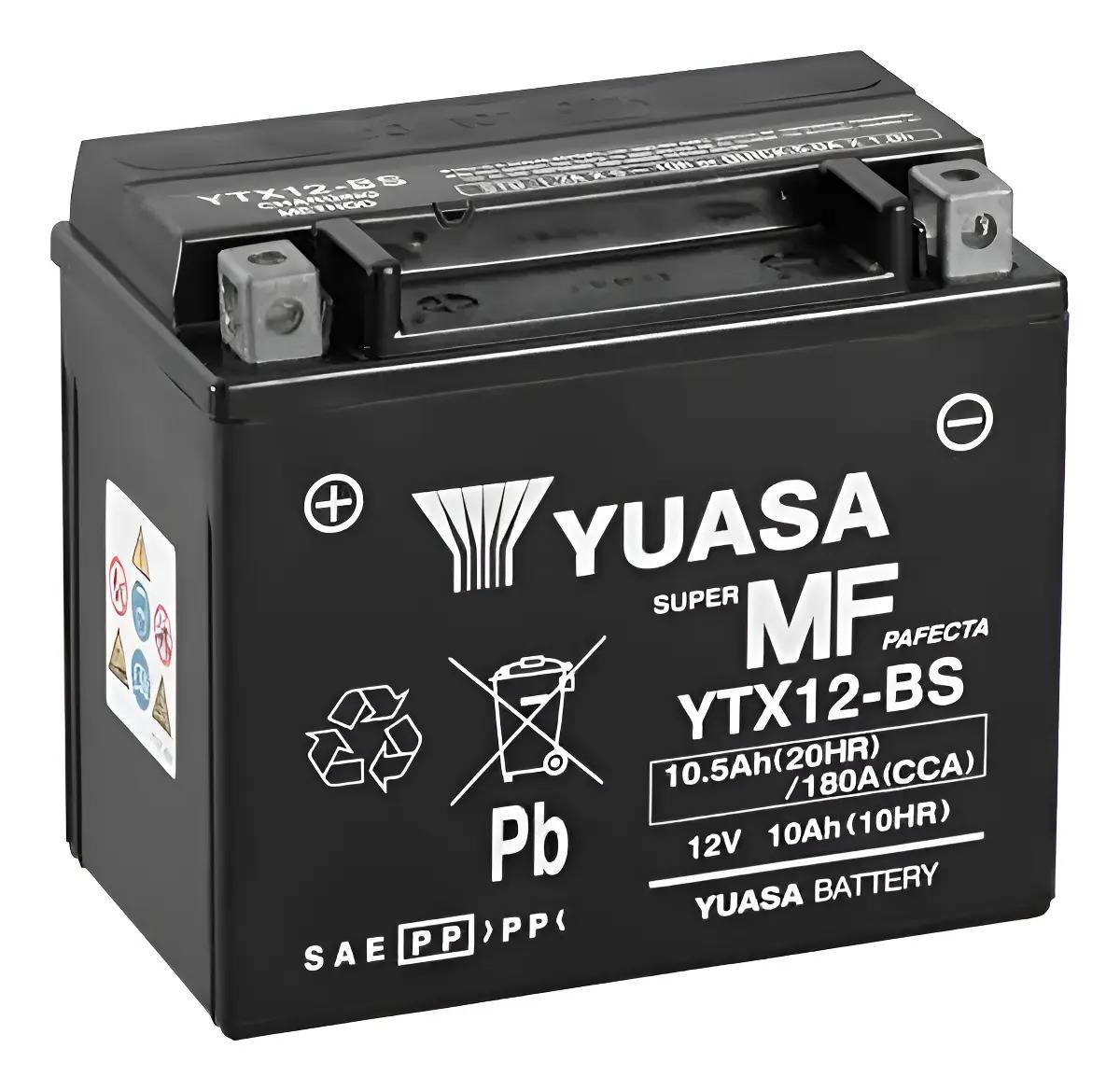 Batería Moto Yuasa Original Vstrom 650 Dl Versys 650 Ytx12 Izquierdo