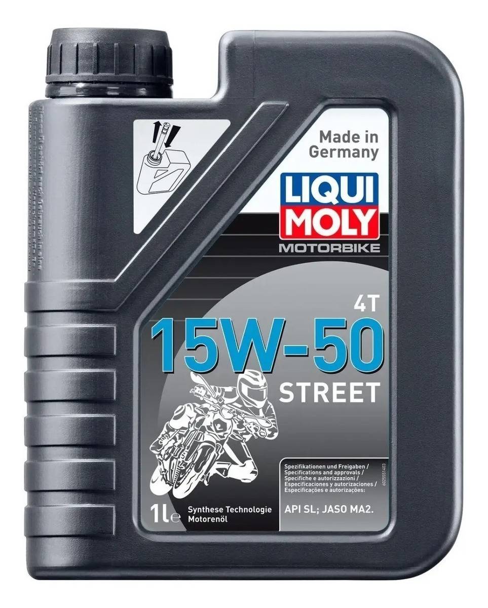 Aceite Motor Liqui Moly Street Sintético 15w-50 Motos X 1l