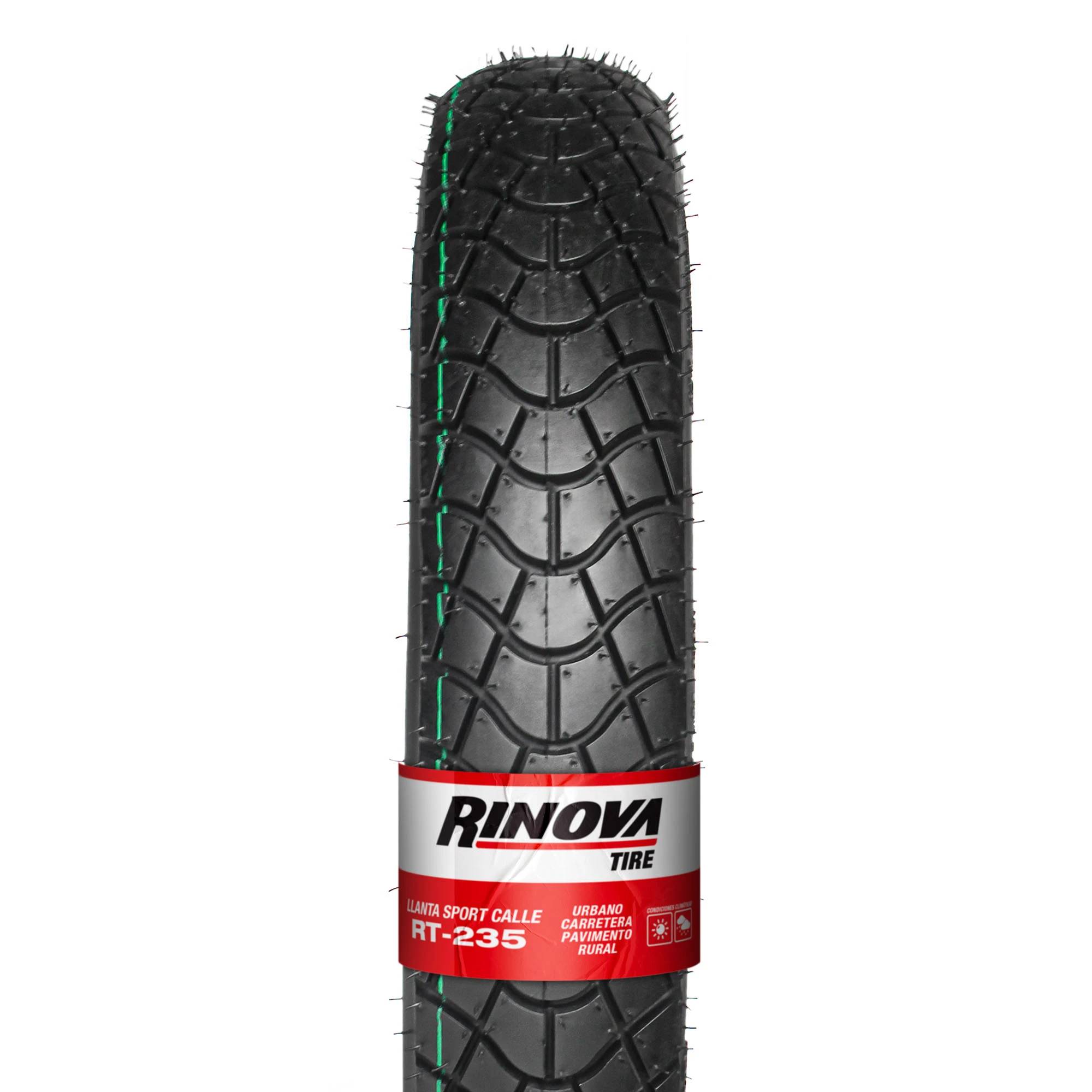 Llanta Moto 300-12 Rinova Tires RT-235 55J Sellomatic