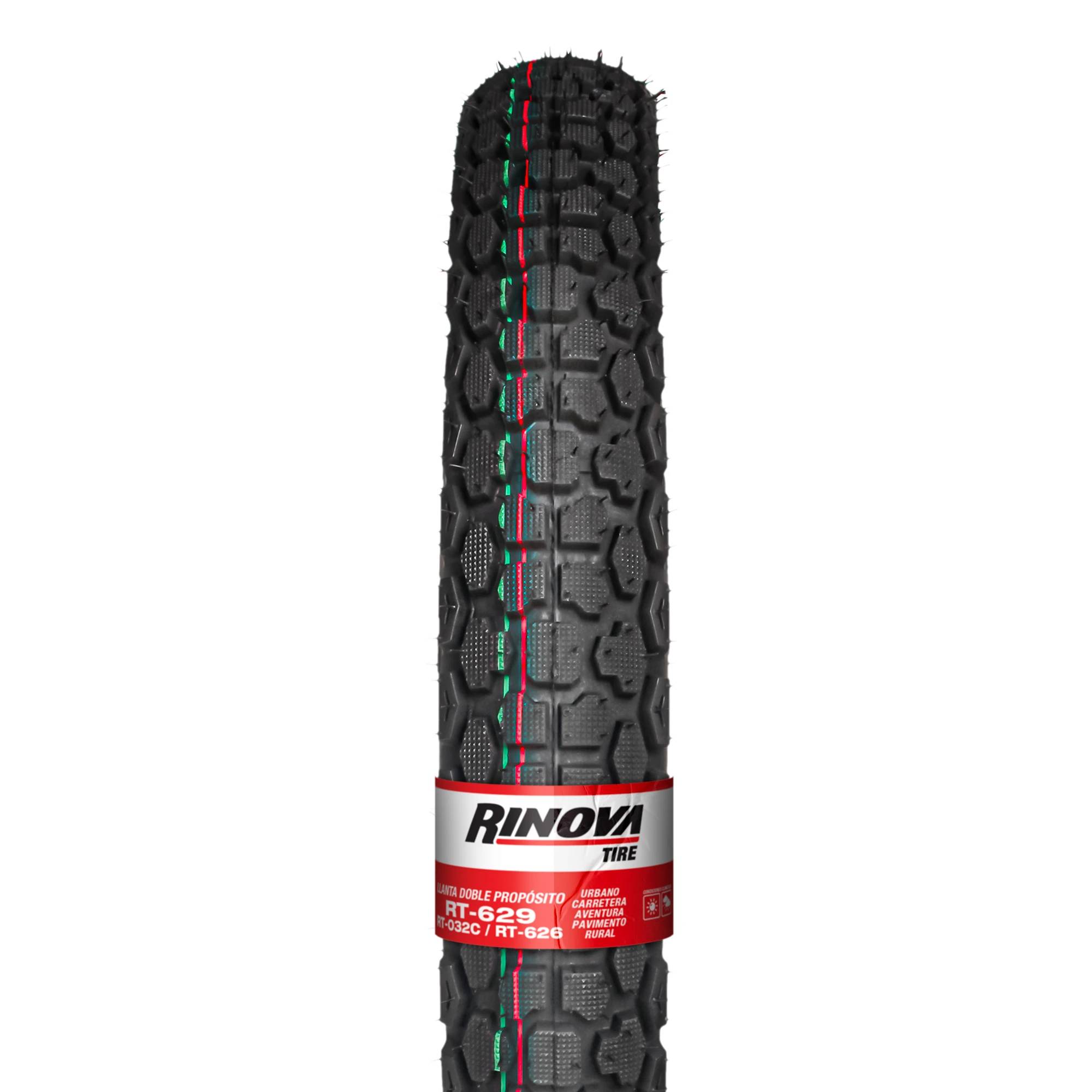 Llanta Moto Doble Propósito 250-17 Rinova RT-629 45L Sellomatic
