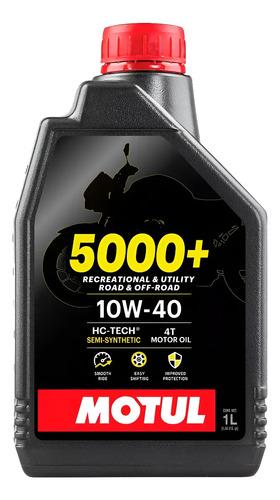 Aceite Lubricant Motor Motul 5000 Moto 4t 10w40 Sintetico 1l