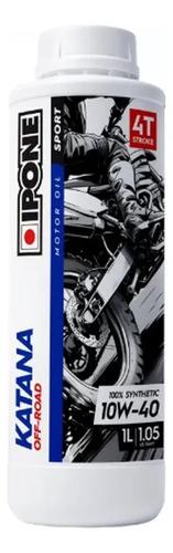Aceite Lubricante Moto Ipone Katana Off Road Sintetico 10w40