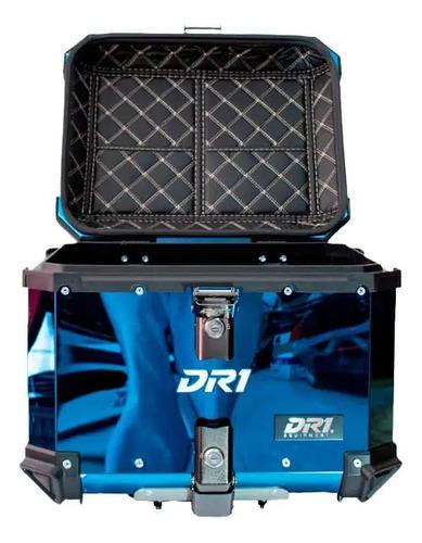Maletero Cuadrado Dr1 Alu Pro Acero 45 Lt Azul 9