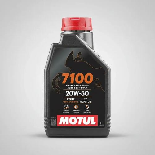 Aceite De Moto Y Cuatriciclos 20w-50 Full Sintético Motul 4t 7100 1l 3