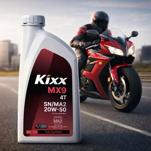 Aceite Kixx Moto 4t 20w50 Full Sintetico X 2 Lt 6