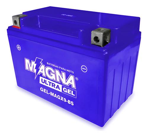 Batería Moto Dominar400 Freewind Ultra Gel Mf Magx9 Izquierdo