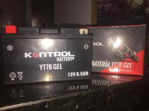 Batería Moto Akt 200 Sm Kontrol Yt7b Gel 2