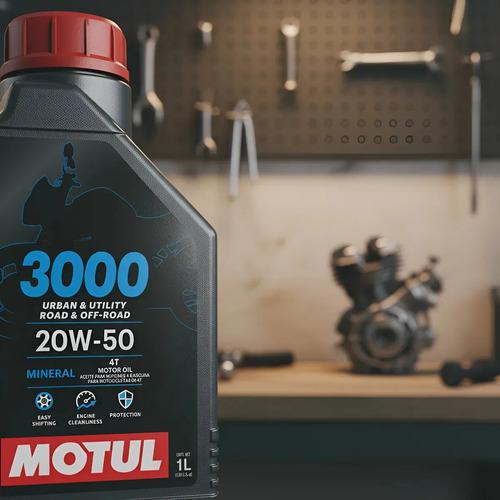 Aceite Motul 3000 20w50 Mineral Motos 4 T - 2 Piezas 10