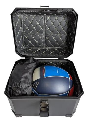 Maletero Dr1 Adventure 45 Litros Desmontable Con Espaldar Negro 3
