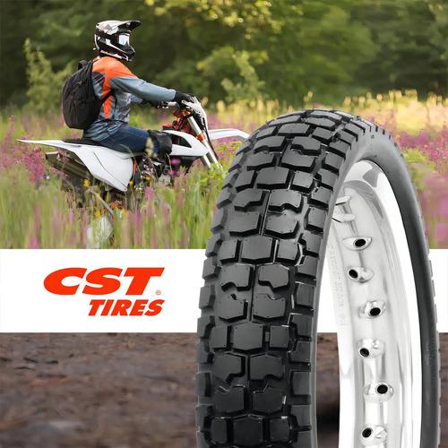 Llanta Moto Cst Cm707 Tt 110/80-18 Trasera Multipropósito Con Cámara 4