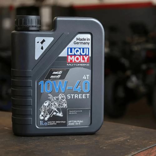 Kit De Cambio De Aceite De Carretera Liqui Moly Moto Engine 4t, 2 Unidades, 10w40 2