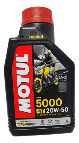 Aceite Lubricante Motor Moto Motul 5000 Sintetico 20w-50 1l 5
