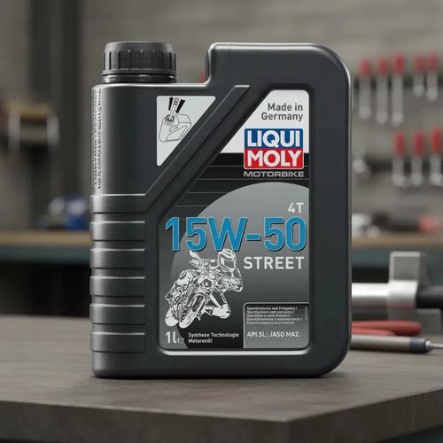 Aceite Para Motor Liqui Moly Sintético 15w-50 Para Moto/cuatriciclo De 1 Unidad X 1l 5