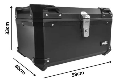 Maletero Baul 65lt Dr1 Litros Con Espaldar Tipo Shad Givi Negro 2