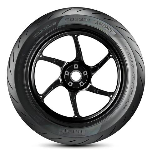 Llanta 100/80-17 Diablo Rosso Sport F Tl 52s 3