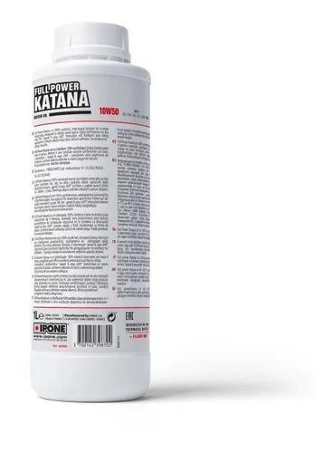 Aceite Ipone Katana Full Power 4t 10w50 Sintetico 3
