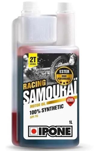 Aceite Para Motor De Moto Ipone Samourai 2t Sintetico Fresa