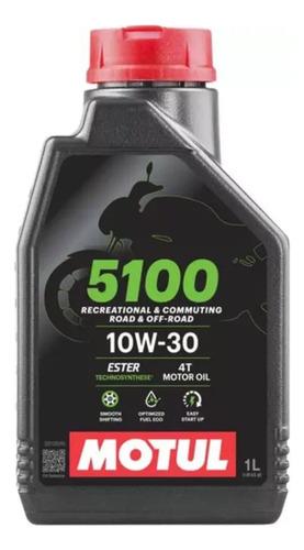 Aceite Para Motor Motul Semi-sintético 10w-30 Para Moto O Cuatriciclo Unidad X 1l