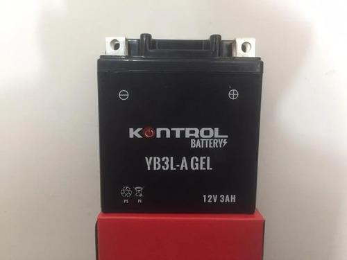 Batería Moto Kontrol Kawasaki Max 100 Yb3la Gel 4
