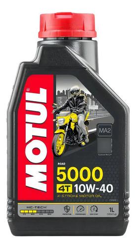 Aceite Lubricant Motor Motul 5000 Moto 4t 10w40 Sintetico 1l 2