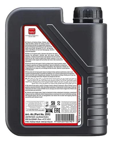 Aceite 5w40 Sintetico Street Race Moto 4t Liqui Moly 1l 4