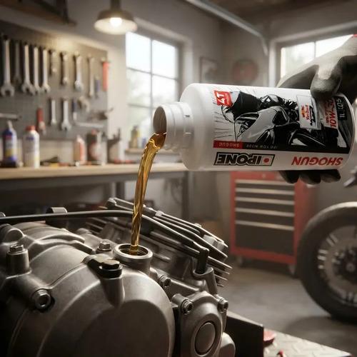 Lubricante Moto Ipone Shogun 4t 10w-50 Full Sintético 1.05l 3