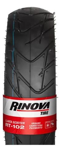Llanta Rinova 90/90-10 Rt-102 Sin Cámara 55j Para Scooter
