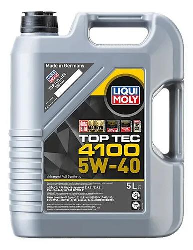 Aceite 5w40 Hc Sintetico Top Tec 4100 Dual Liqui Moly 5l