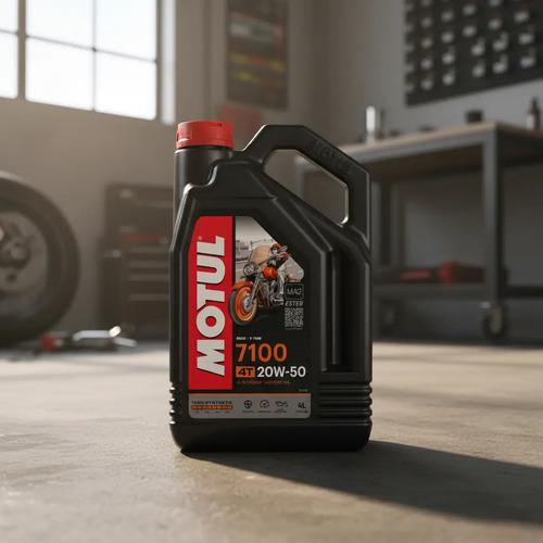 Aceite Para Motor Motul 7100 4t Sintético 20w-50 Para Motos 3