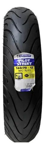 Llanta Trasero Para Moto Michelin Pilot Street 2 Sin Cámara De 140/70-17 S 66 X 1 Unidad 7