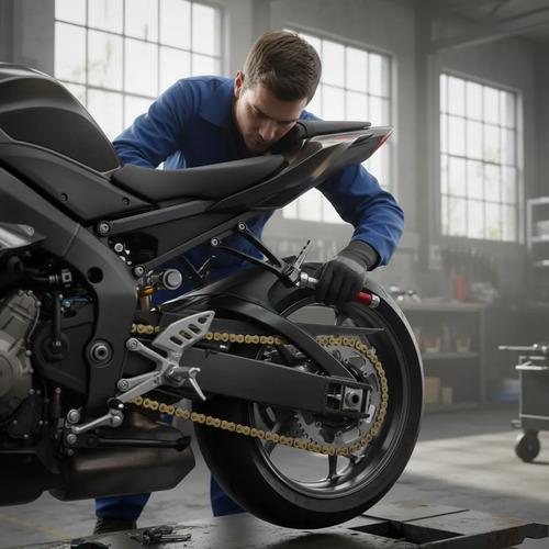 Cadena De Moto 428 Oring 132l Reforzada Dorada Repuesto Dorado 3