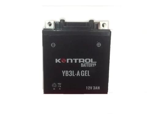 Batería Moto Kontrol Kawasaki Max 100 Yb3la Gel