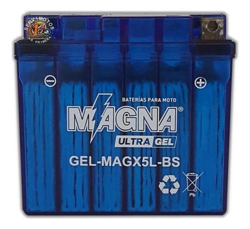 Batería Moto Honda Bross Pulsar Ns 150 Ultra Gel Magx5l Bs Derecho 2