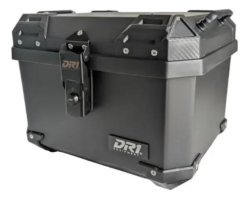 Maletero Moto Dr1 Adventure 36 Litros Con Espaldar Negro