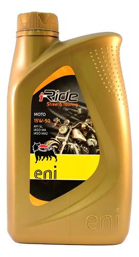 Aceite Eni I-ride 15w-50 Street & Touring Synthetic