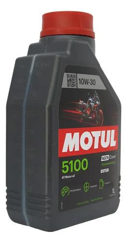 Aceite Moto Motul 5100 10w30 Api Sp Ma2 Semisintético X 1 L. 3