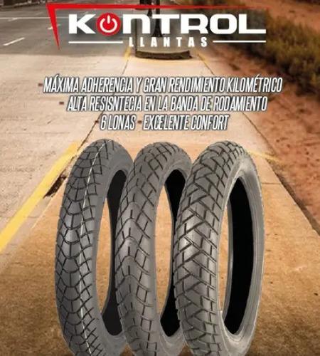 Llanta Moto Kontrol Knt 061 110/80-17 H 56 Trasera 1u 5